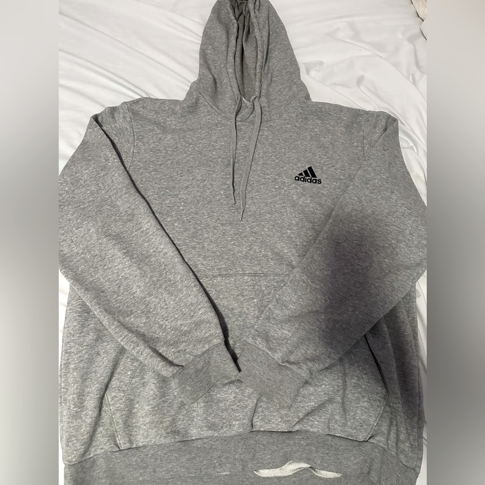 Adidas Heather Gray Sweatshirt